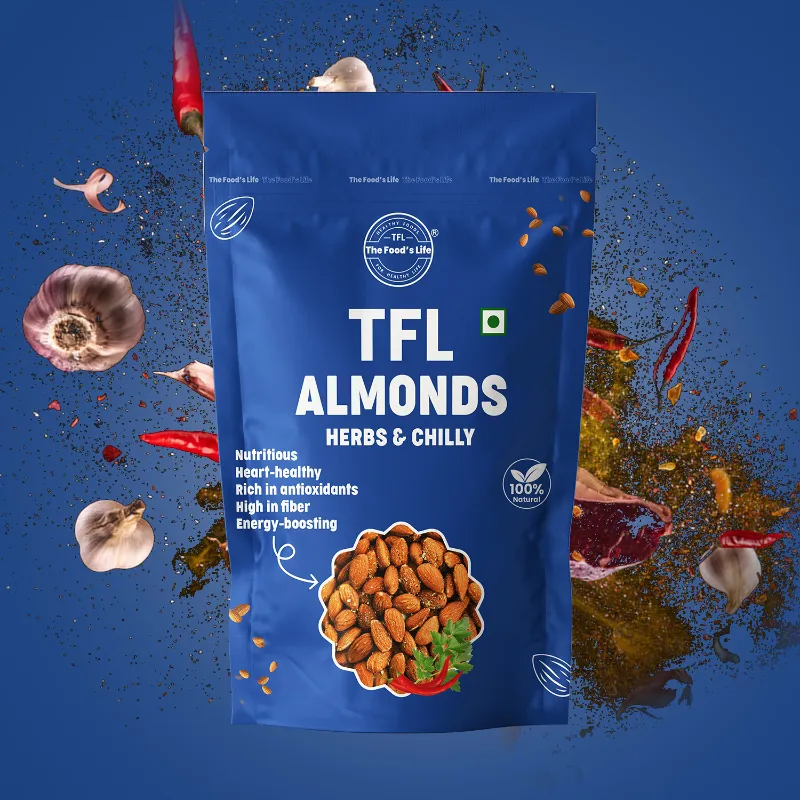 Herbs and Chilli  Almonds 400 gm