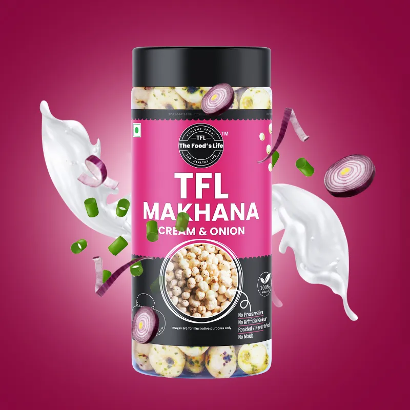 Cream and Onion Makhana  75 gm