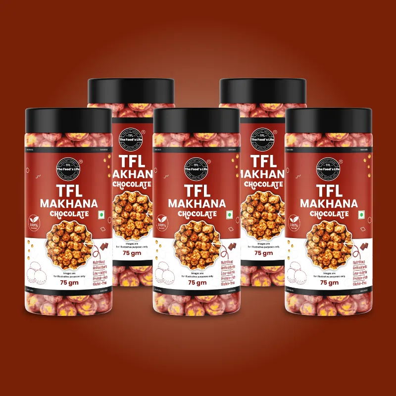 CHOCOLATE MAKHANA 75 GR PACK 5 CHOCOLATE MAKHANA 75 GR PACK 5