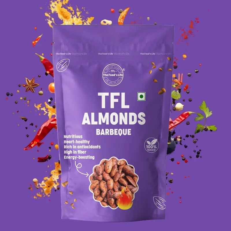 Barbeque Almonds 400 gm